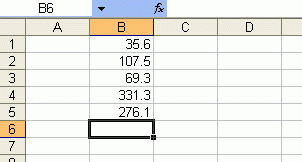 Average function example