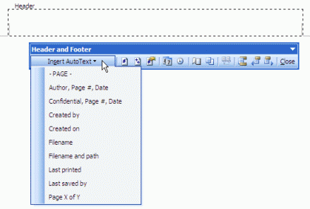 Microsoft Word Last Updated Footer Drain