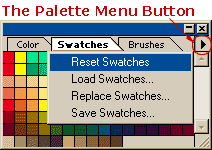 The Palette Menu