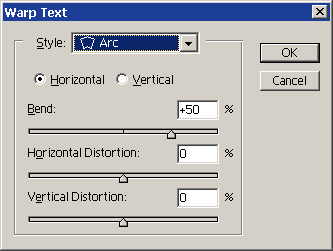 Warp Text Dialog