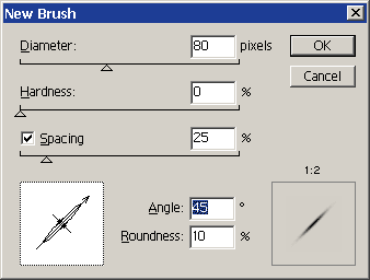 Brush editing options