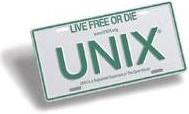 UNIX License Plate