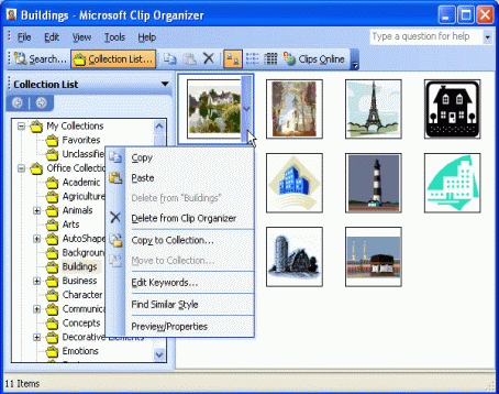 Microsoft Clip Organizer2