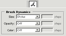 brush dynamics menu