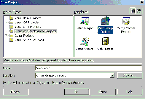 Web Setup Project 